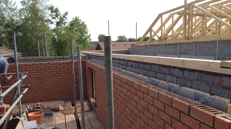 repointed chimney in the Midlands