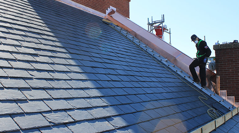 Slate roof reapirs in the Midlands