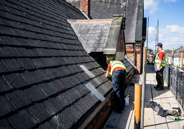 Guaranteed repairs to your slate roof in the Midlands